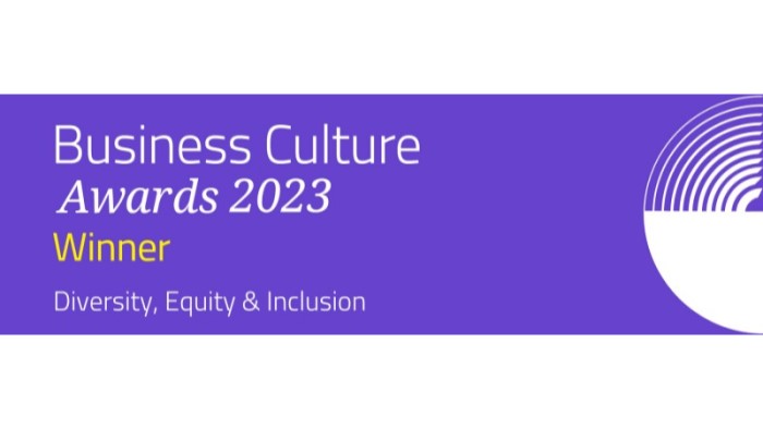 Business Culture Awards 2023 - winner, diversity, equity & inclusion