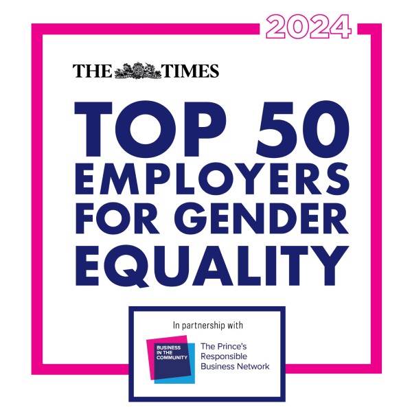The Times Top 50 Employers for Gender Equality 2024