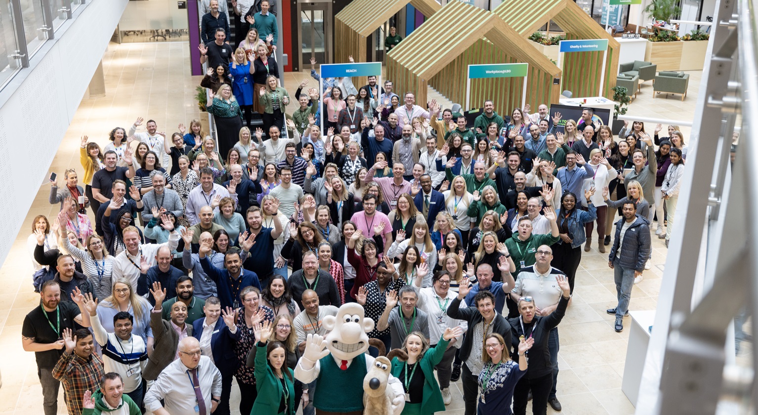 Image showing bristol colleagues waving
