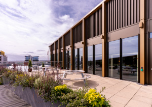 Image showing our roof terrace on a sunny day 