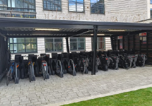 Image showing bike storage available at Wellington Place
