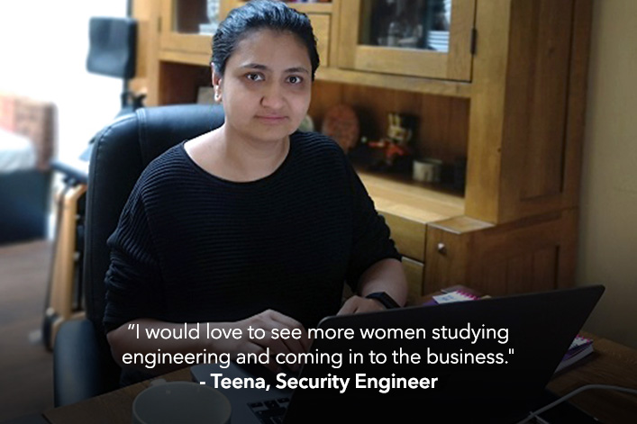 Teena, Security Engineer