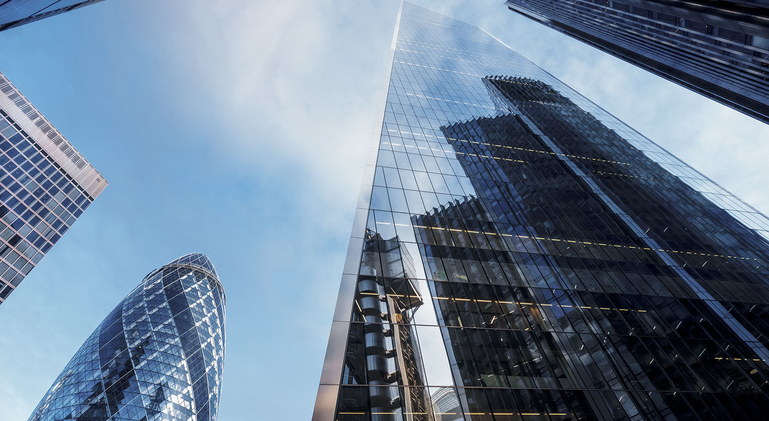 Skyscrapers in the City of London.