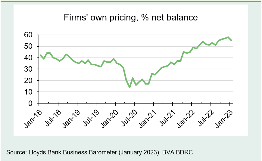 Chart 5: Inflationary pressures still elevated