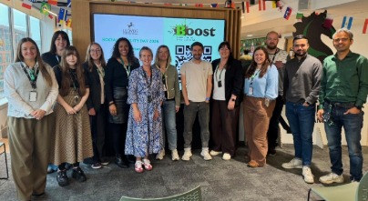 Lloyds boost network - about 20 people at a Lloyds event