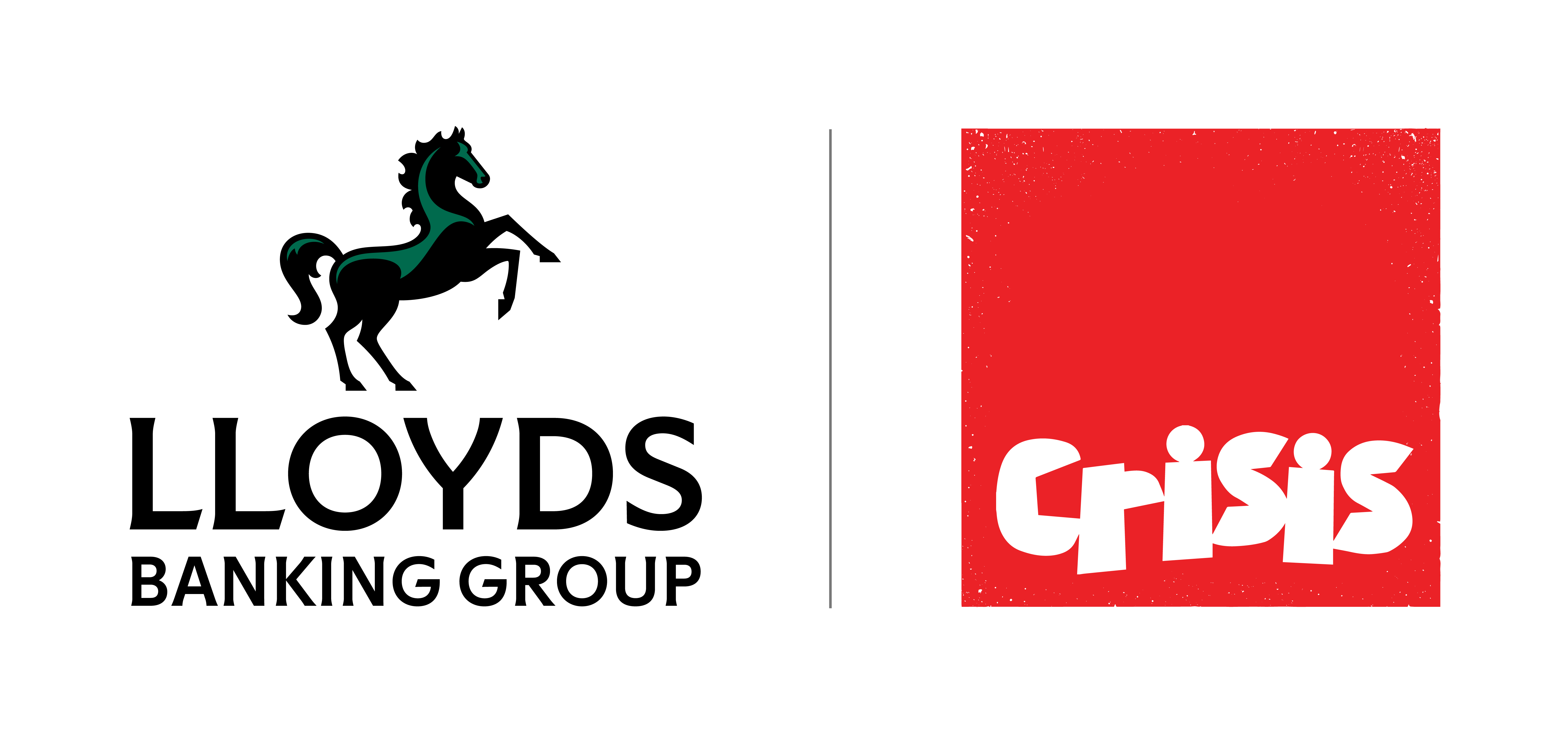 Lloyds banking group and crisis logos.
Working together to end homelessness.