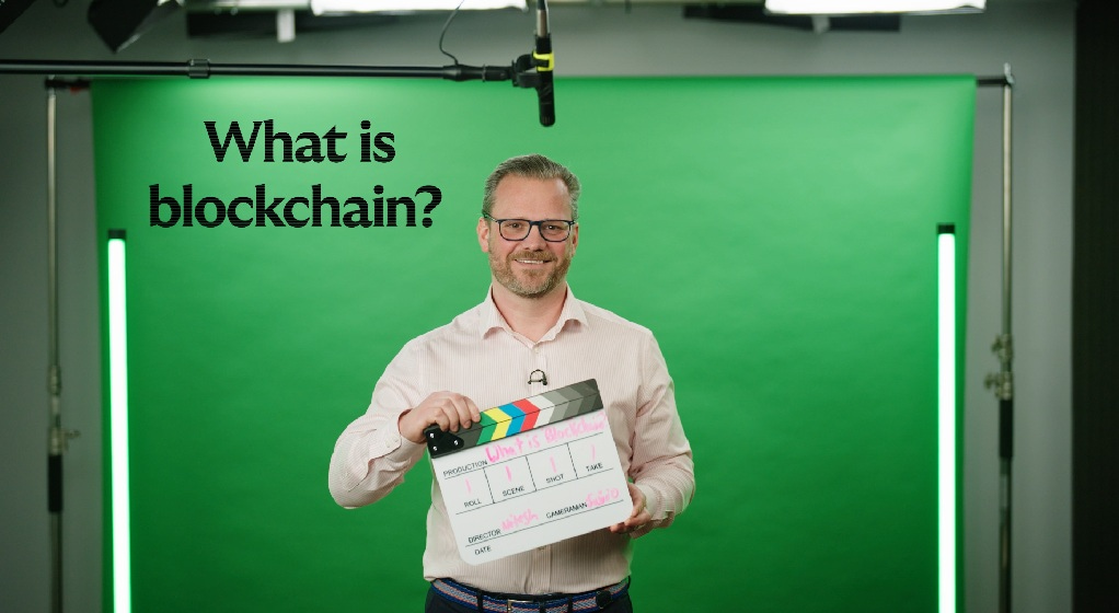 Video explaining what is blockchain with Peter Left, Head of Digital and Markets Innovation