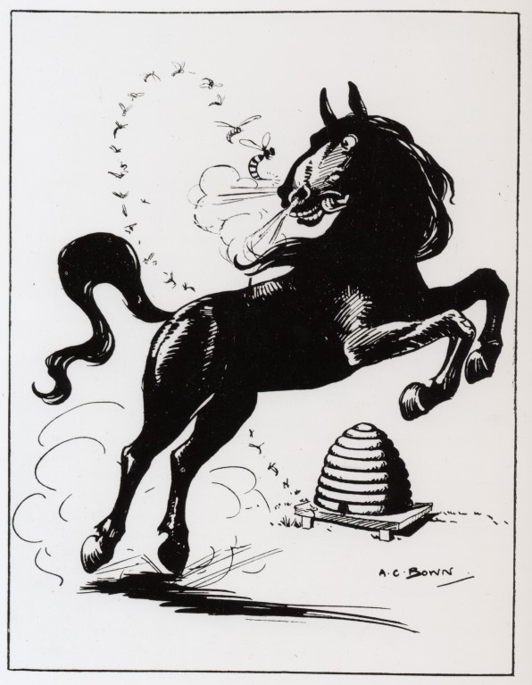 Original Lloyds Bank black horse and beehive logo