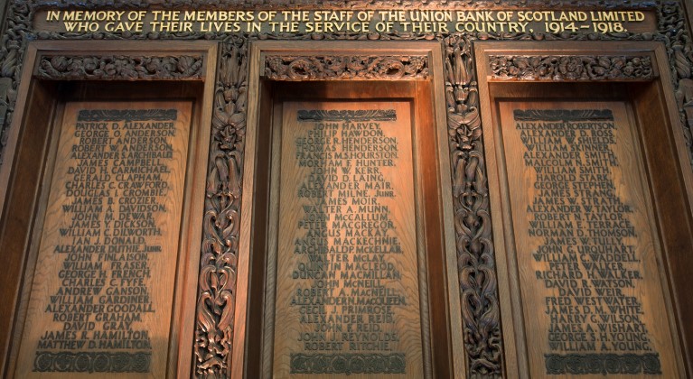Union Bank of Scotland war memorial