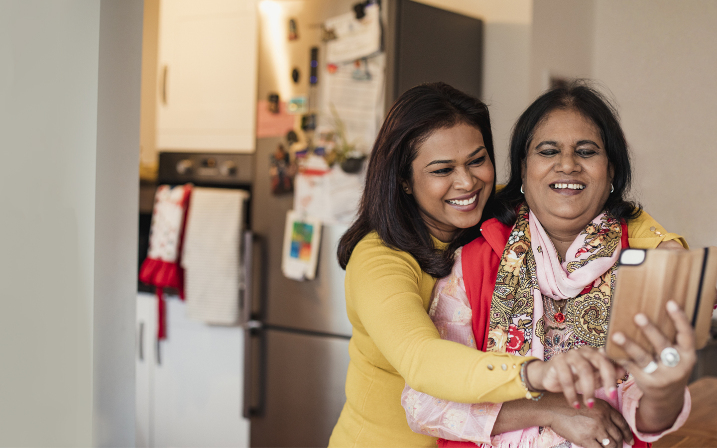 Indian heritage mum and daughter