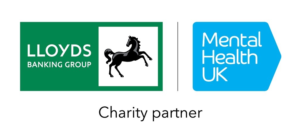 Lloyds Banking Group and Mental Health UK logos.
Charity partner.